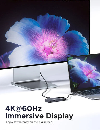 6-Port Docking Station with Multiple Connectivity Options