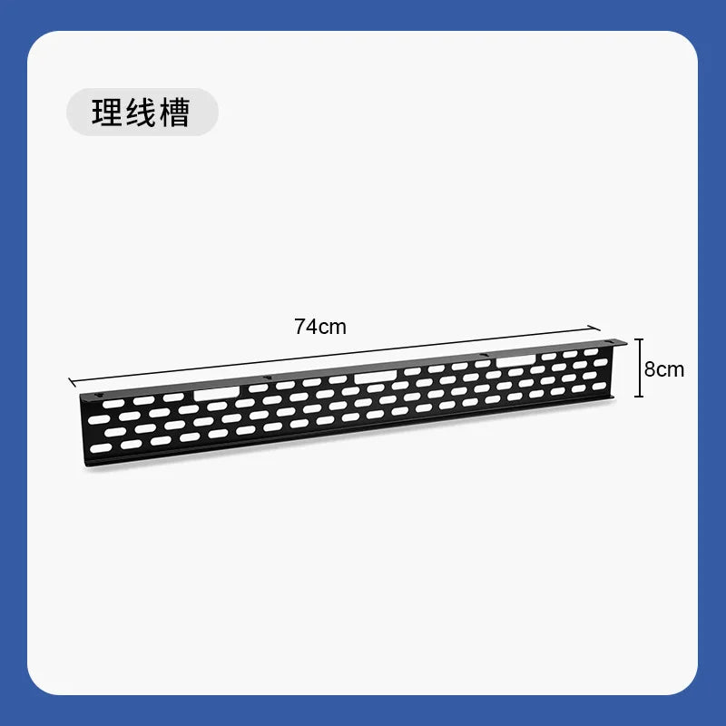 Desk Riser with Integrated Cable Organization System