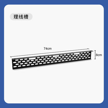 Desk Riser with Integrated Cable Organization System