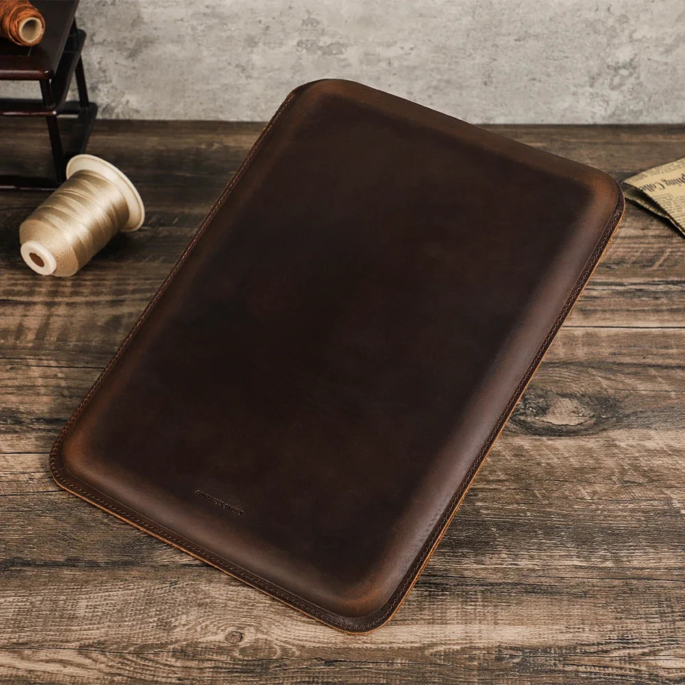 Genuine Leather Laptop Case with Modern Design