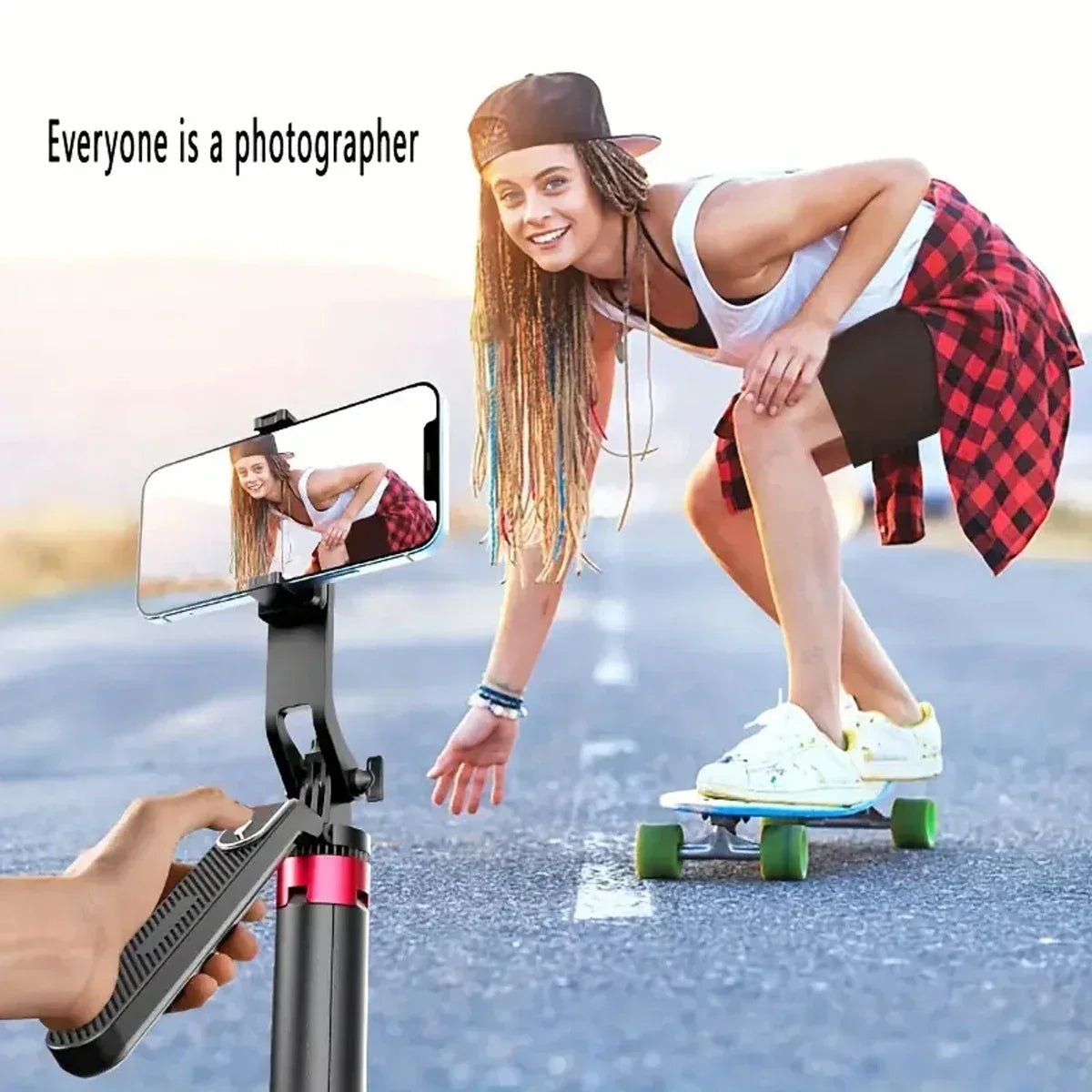 Camera Tripod with Remote Control Functionality