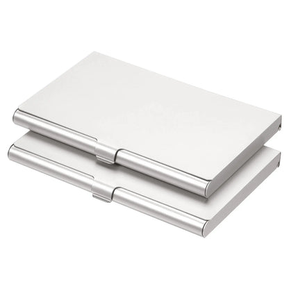 Aluminum Business Card Holder with Flip Cover