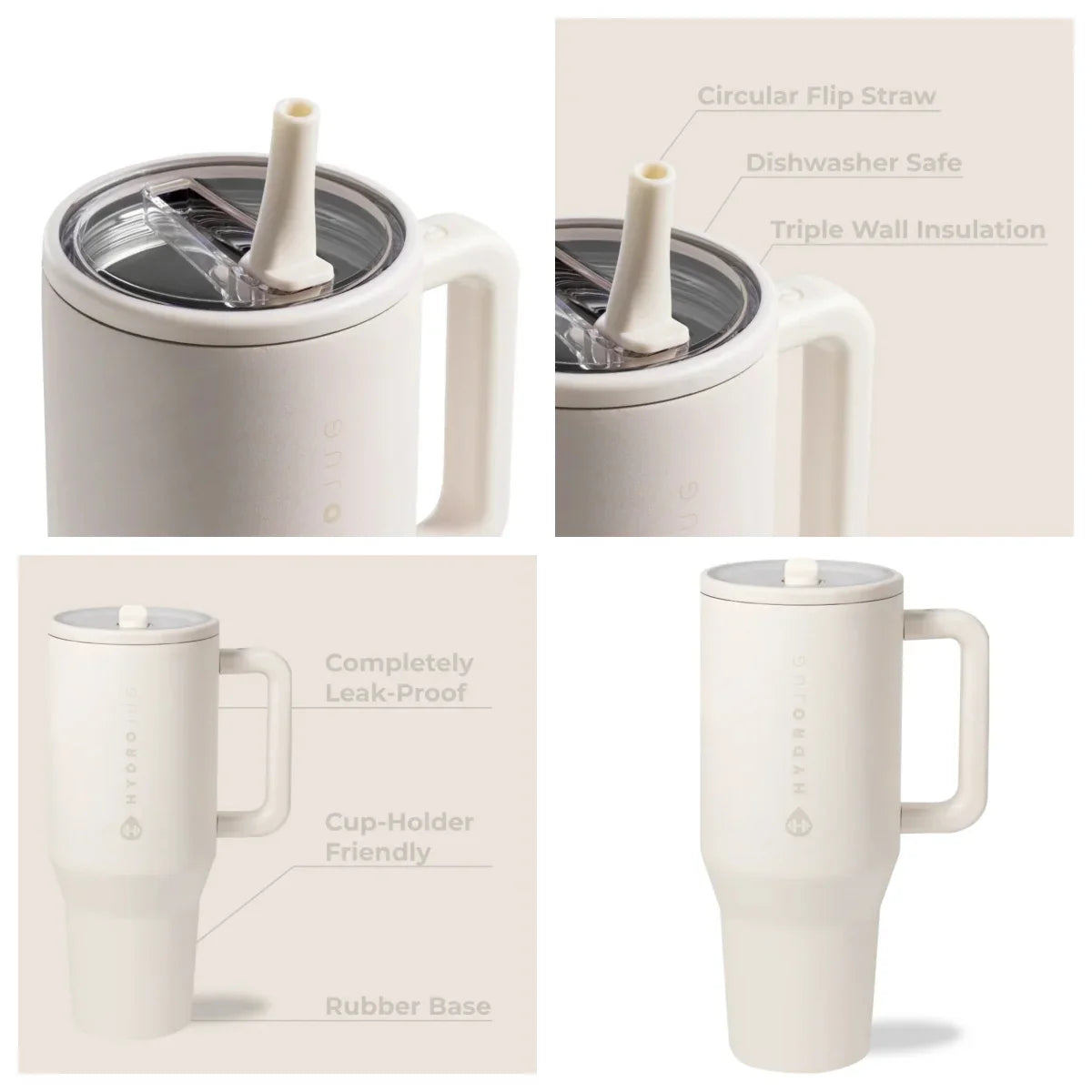 Flip Straw Insulated Tumbler