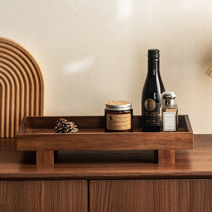 Natural Wood Storage Tray for Essentials