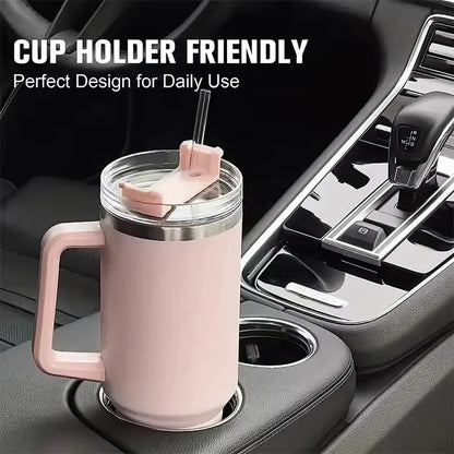 Water Bottle with Straw – Insulated Design