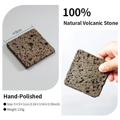 Volcanic Stone Tea Cup Coaster