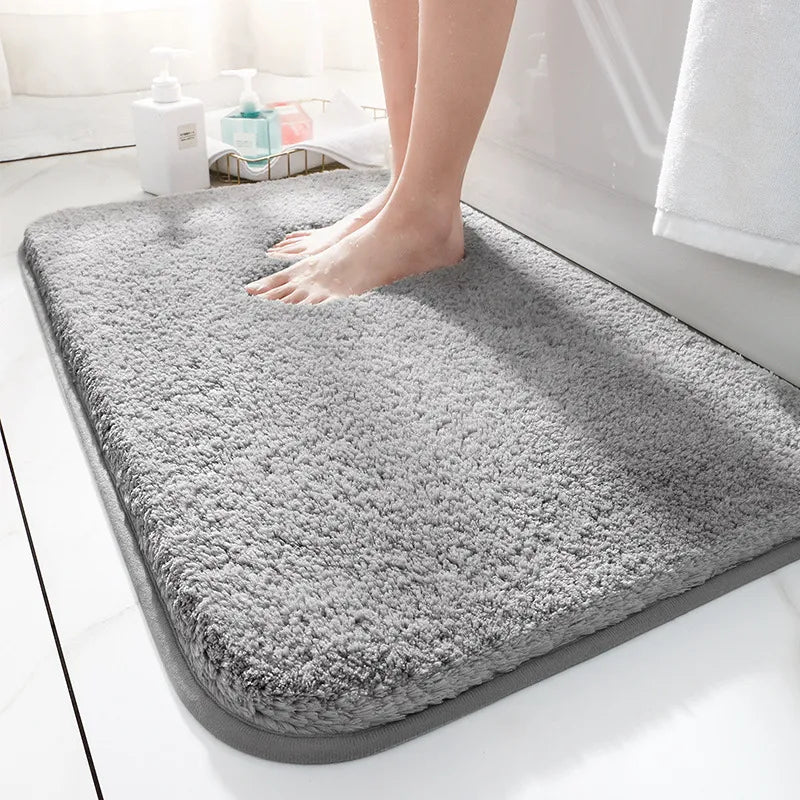 Luxurious Water-Absorbent Bath Mat – Thick & Non-Slip Design