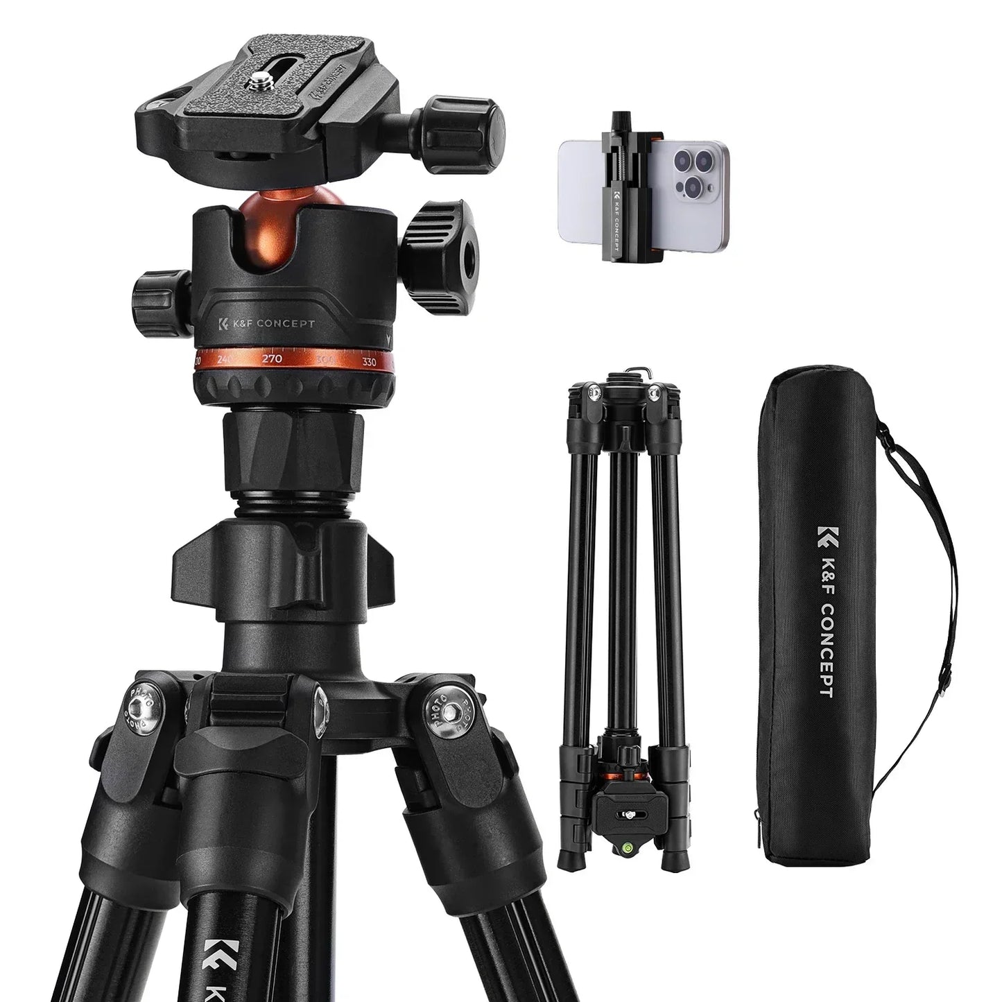 Lightweight Tripod for Cameras – 178cm Height