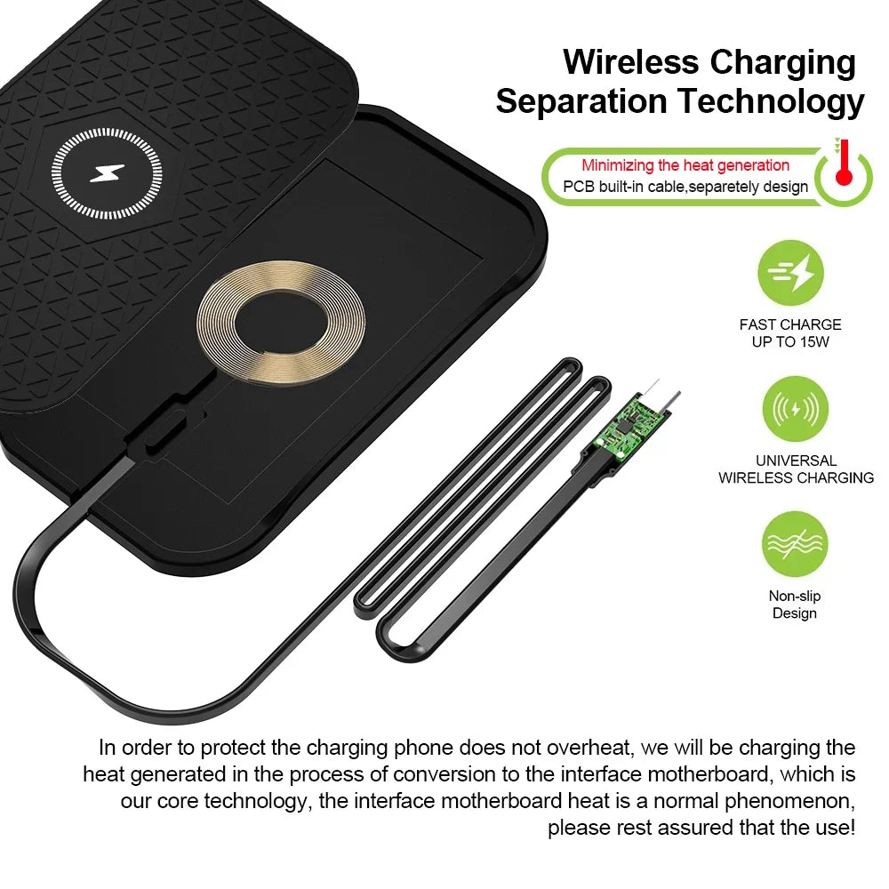 Silicone Charging Pad for Cars – Non-Slip Design