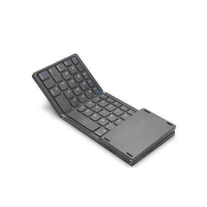 Compact Bluetooth Keyboard with Touchpad – Foldable Design