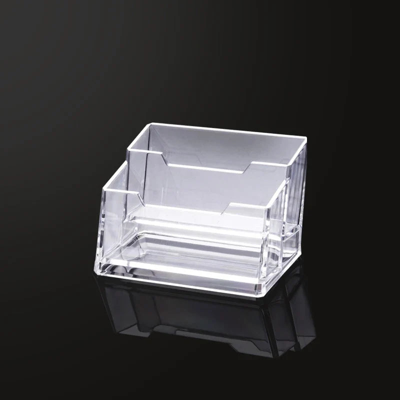 Acrylic Holder for Business Cards – Clear Display Stand