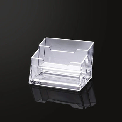Acrylic Holder for Business Cards – Clear Display Stand