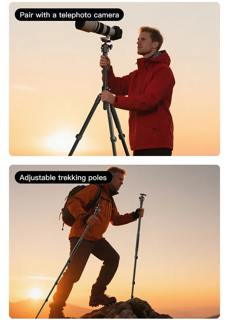 Compact Overhead Tripod for Cameras
