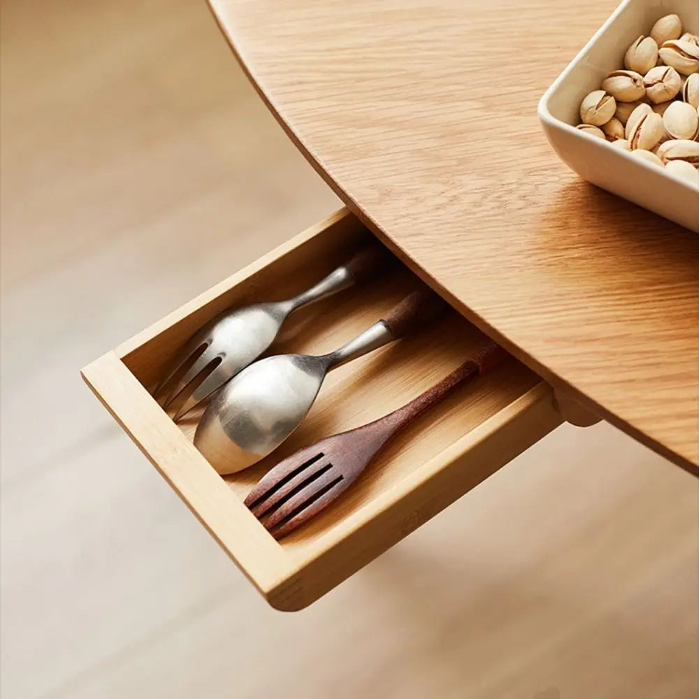 Under-Desk Storage Tray with Adhesive Attachment