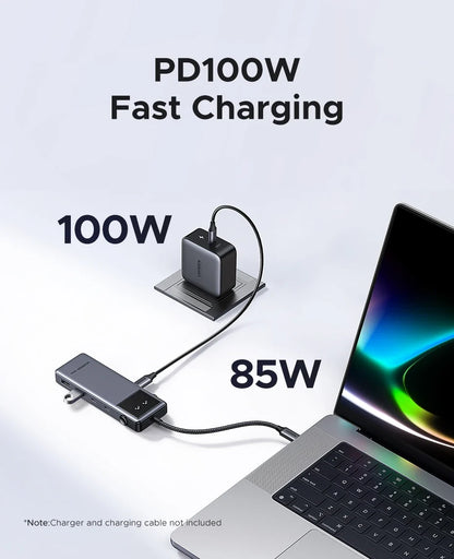 6-Port Docking Station with Multiple Connectivity Options