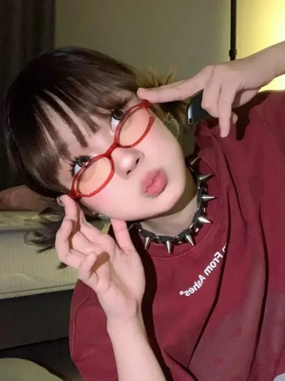 Retro Small Frame Sunglasses Inspired by Y2K Style