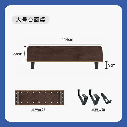 Desk Riser with Integrated Cable Organization System
