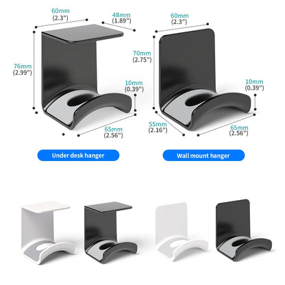Wall-Mounted Holder for Headphones