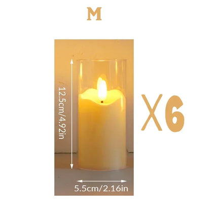 Battery Operated LED Candles Without Flames
