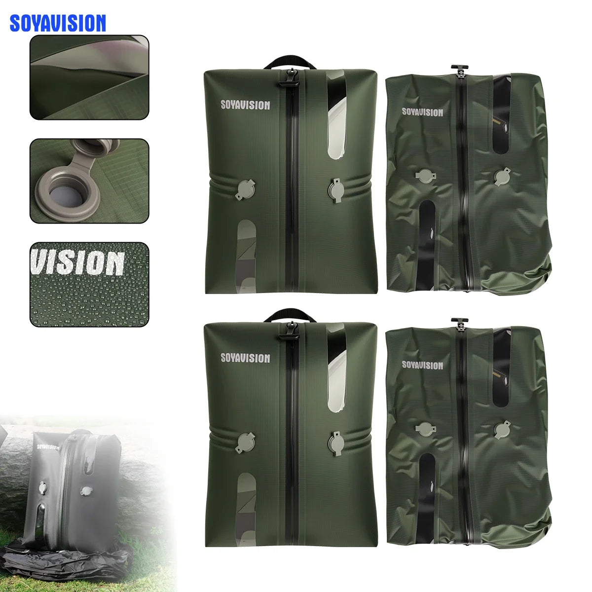 Travel Compression Storage Bags for Vacuum Sealing