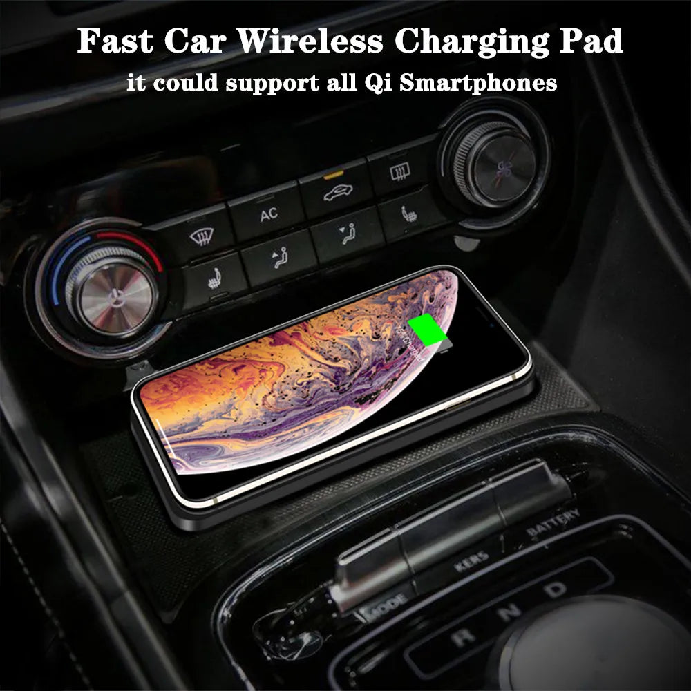 Fast Charging Pad for Cars with Anti-Slip Design
