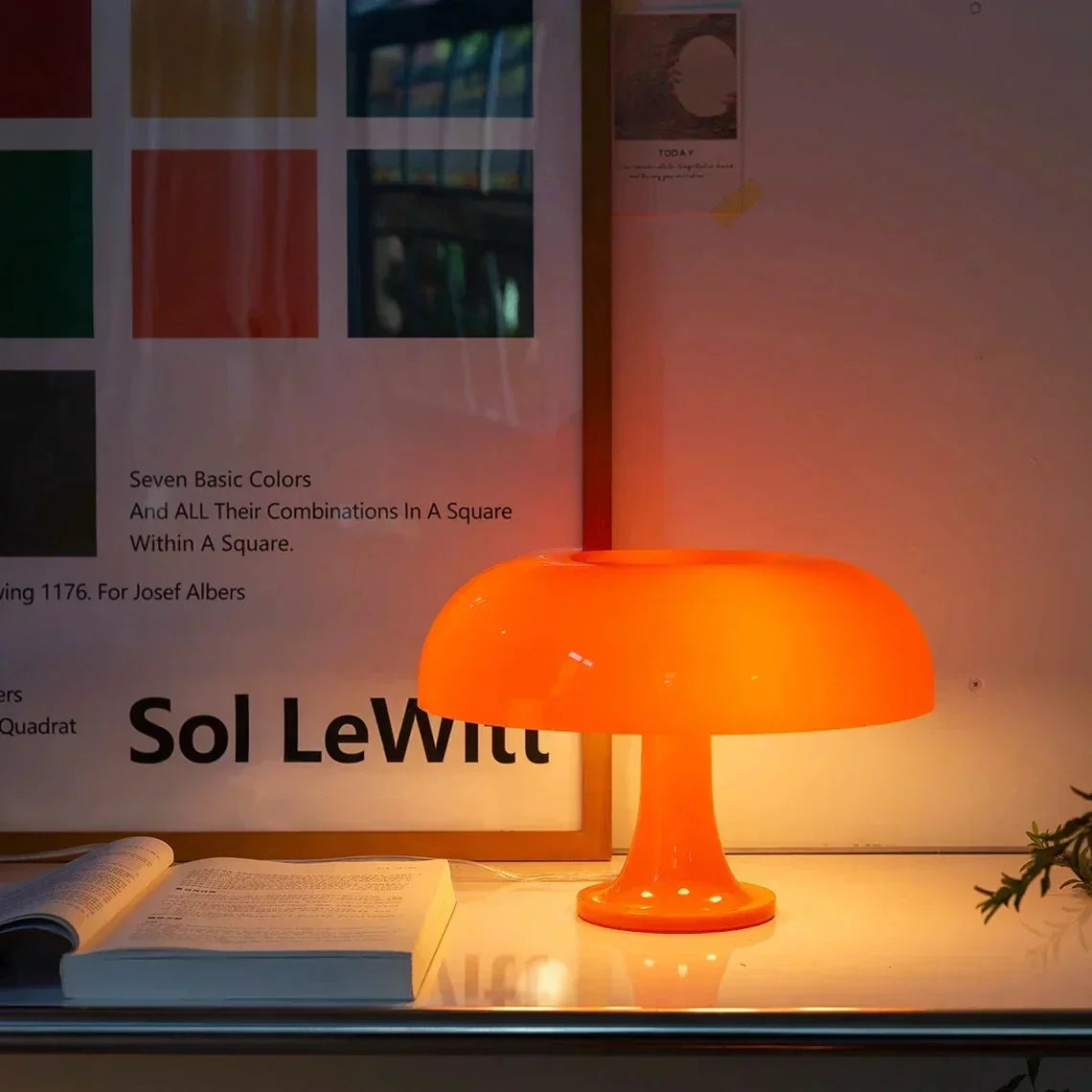 Cozy Glow Mushroom Lamp with Minimalist Charm