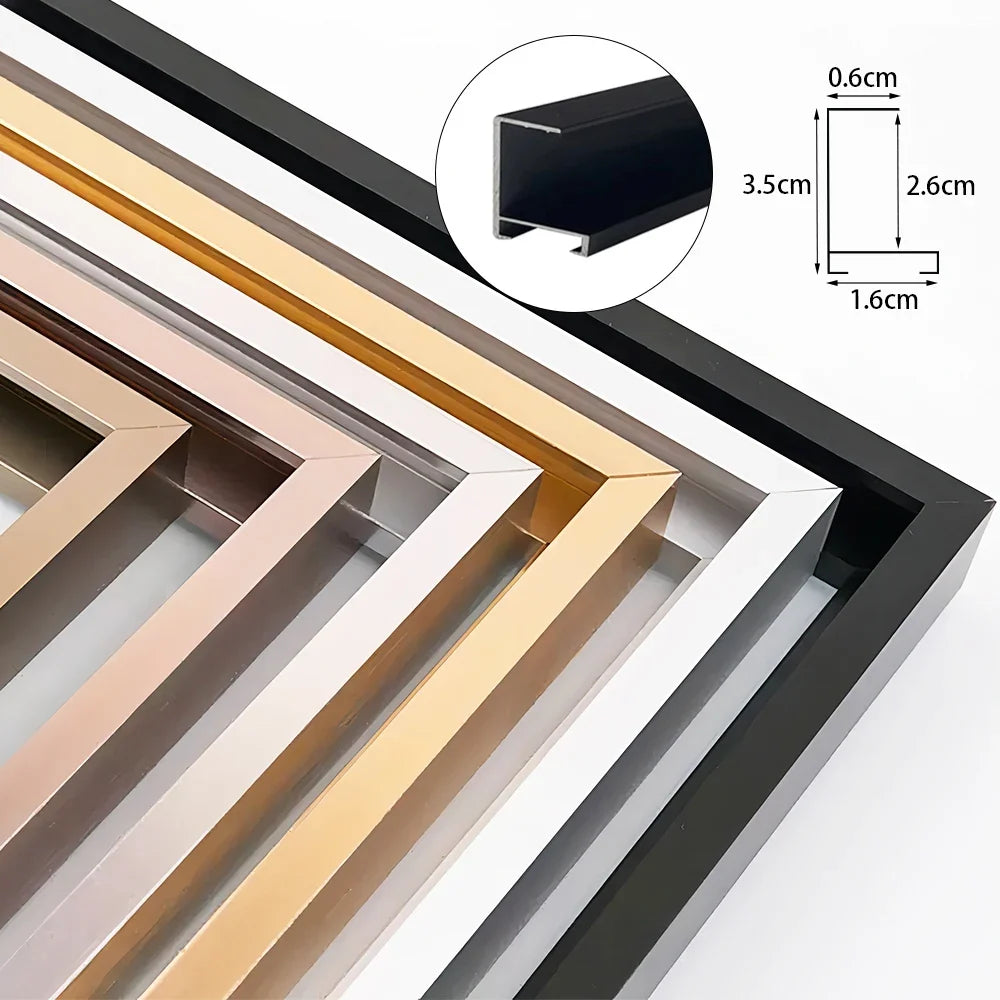 Canvas Frame Kit with Metal and Wooden Elements