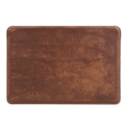 Authentic Leather Laptop Messenger Bag - Handcrafted Cowhide
