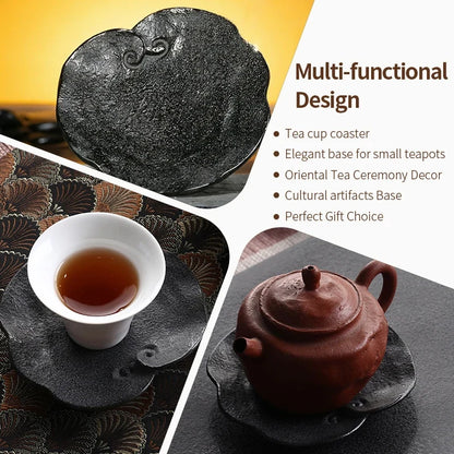 Basalt Coaster – Handcrafted Stone Drink Coaster