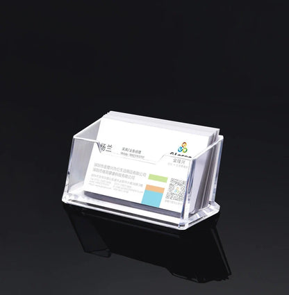 Acrylic Holder for Business Cards – Clear Display Stand