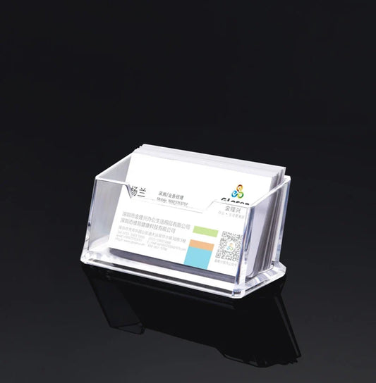 Acrylic Holder for Business Cards – Clear Display Stand