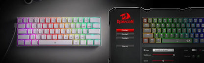60% Hot-Swap Gaming Keyboard in Red
