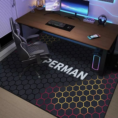 Area Rug for Gaming and Study Environments