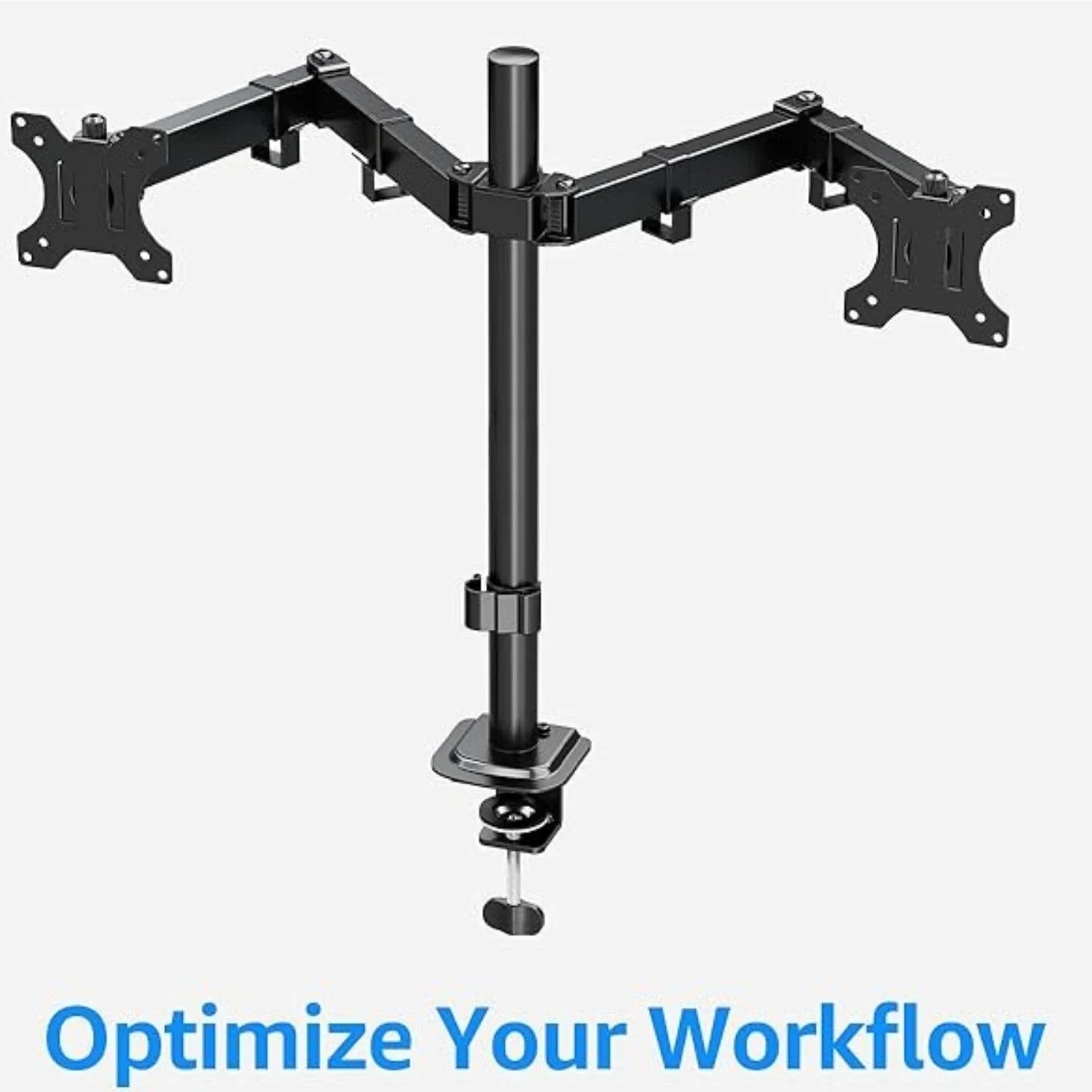Heavy-Duty Dual Monitor Stand for Two Screens