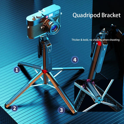 Camera Tripod with Remote Control Functionality