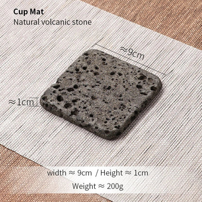 Volcanic Stone Tea Cup Coaster