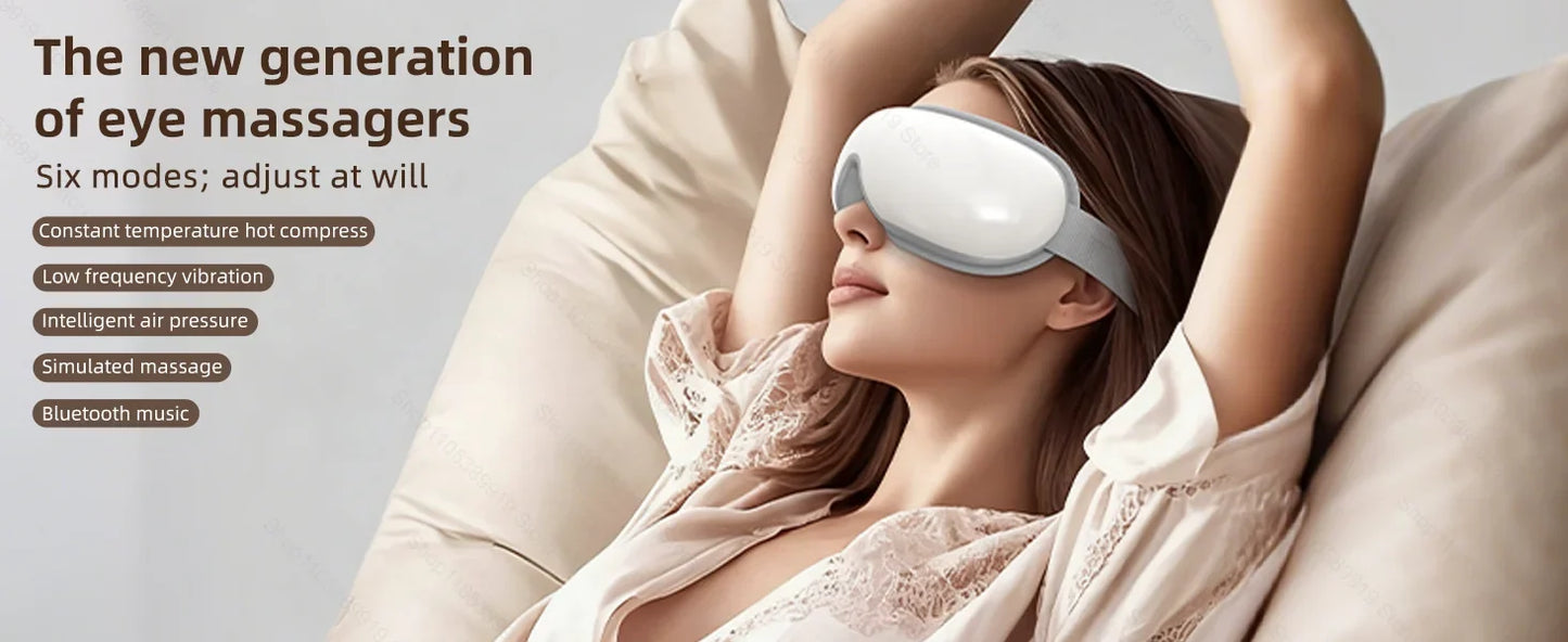 Eye Massager with Heat and Vibration Features