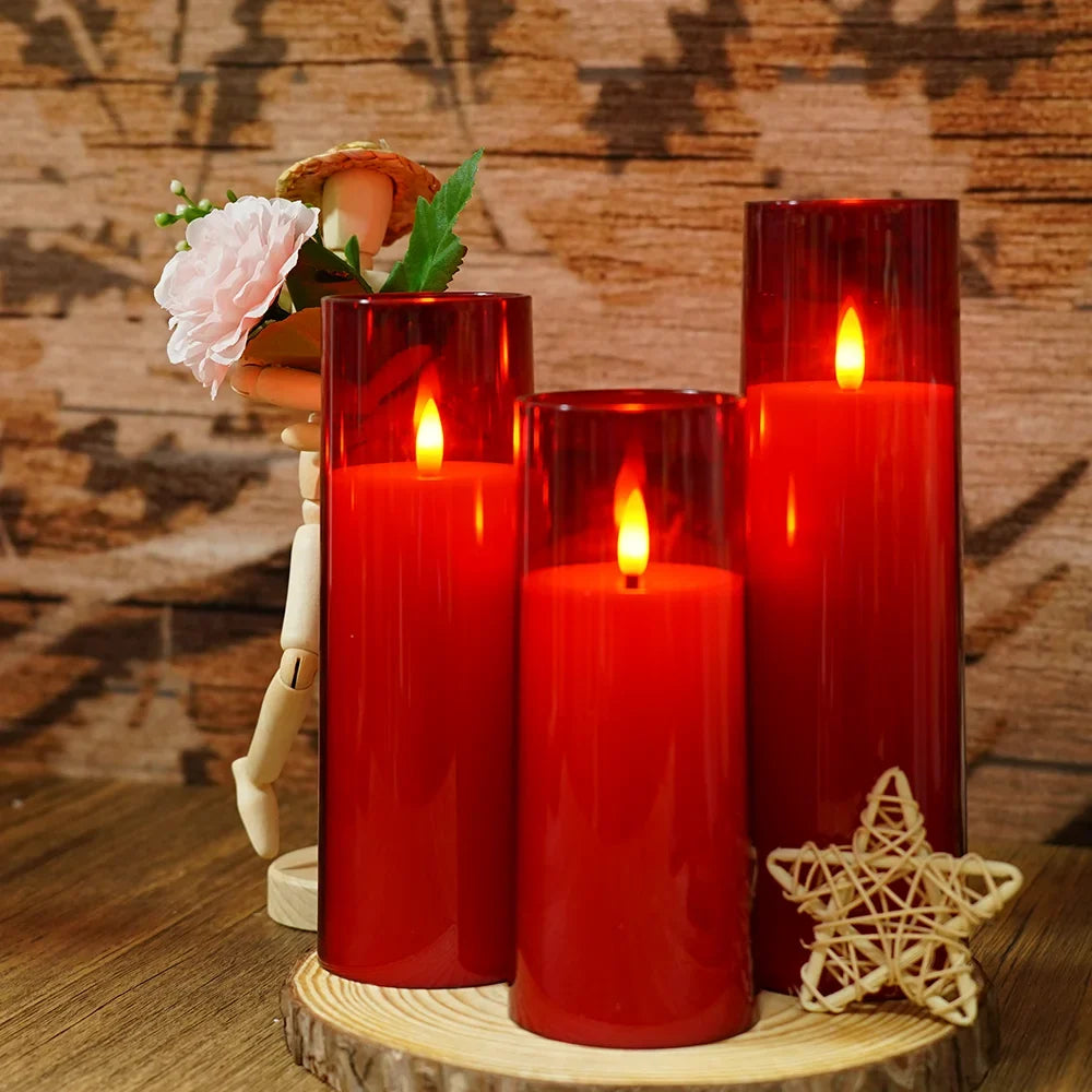 LED Candles with Remote Control - Pack of 5