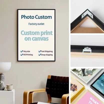 Canvas Frame Kit with Metal and Wooden Elements