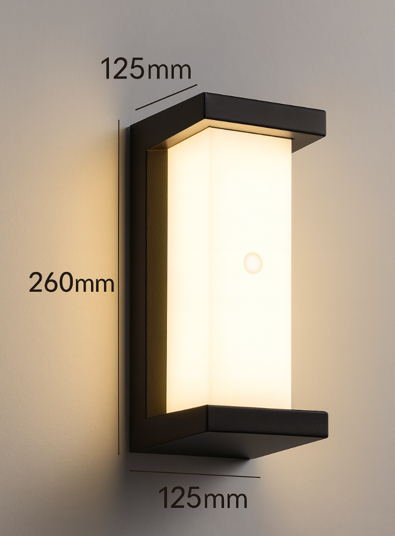 Smart Outdoor Wall Light with Motion Activation