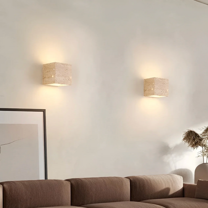 Elegant Stone Wall Light - Unique Natural Accent Fixture