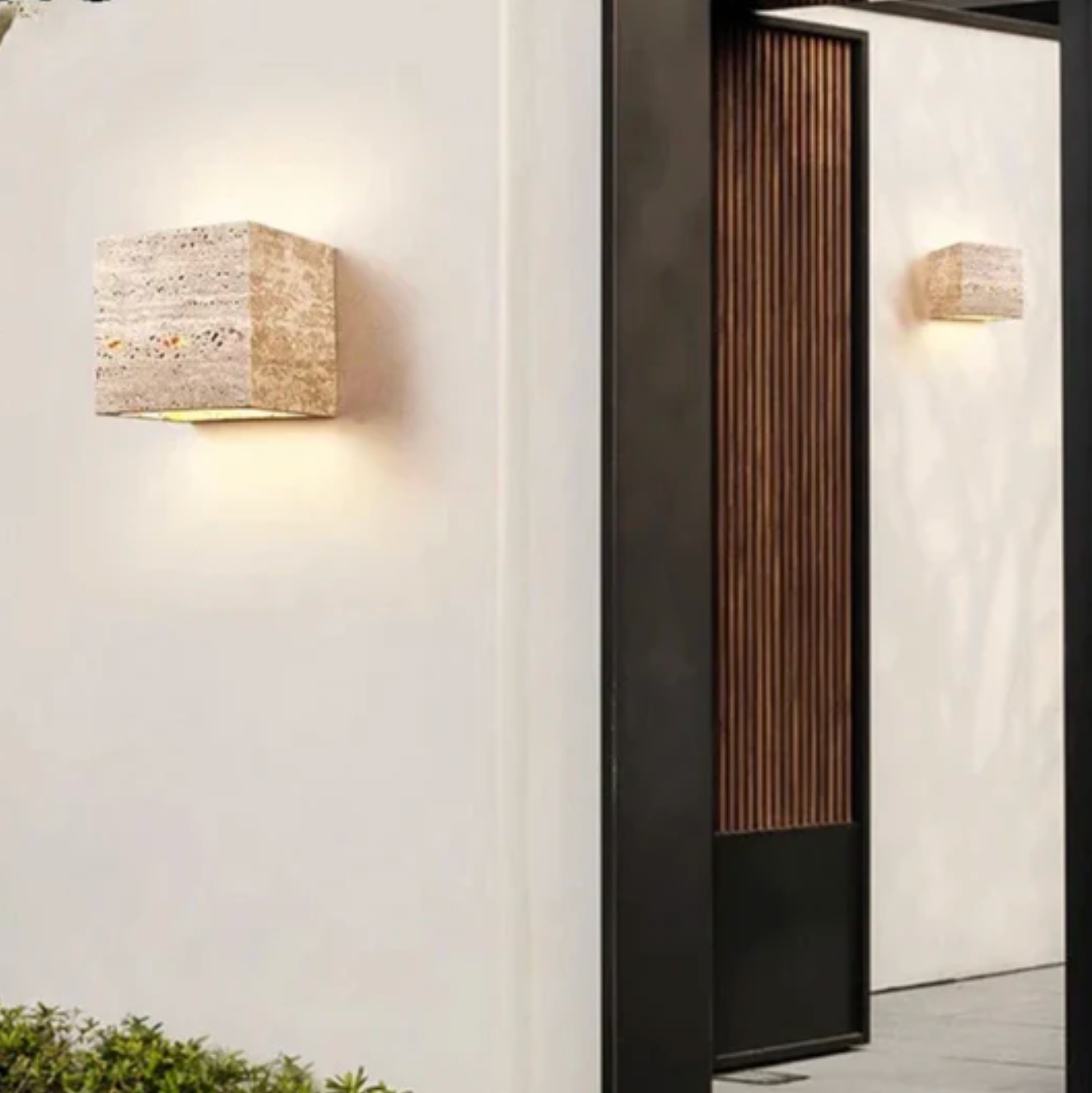 Elegant Stone Wall Light - Unique Natural Accent Fixture