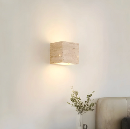 Elegant Stone Wall Light - Unique Natural Accent Fixture