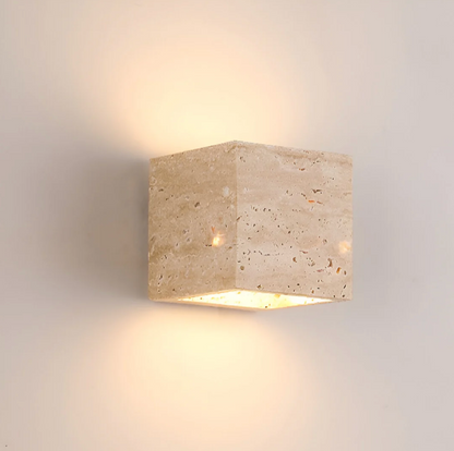 Elegant Stone Wall Light - Unique Natural Accent Fixture