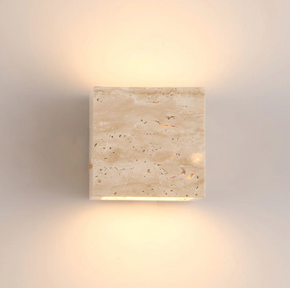 Elegant Stone Wall Light - Unique Natural Accent Fixture