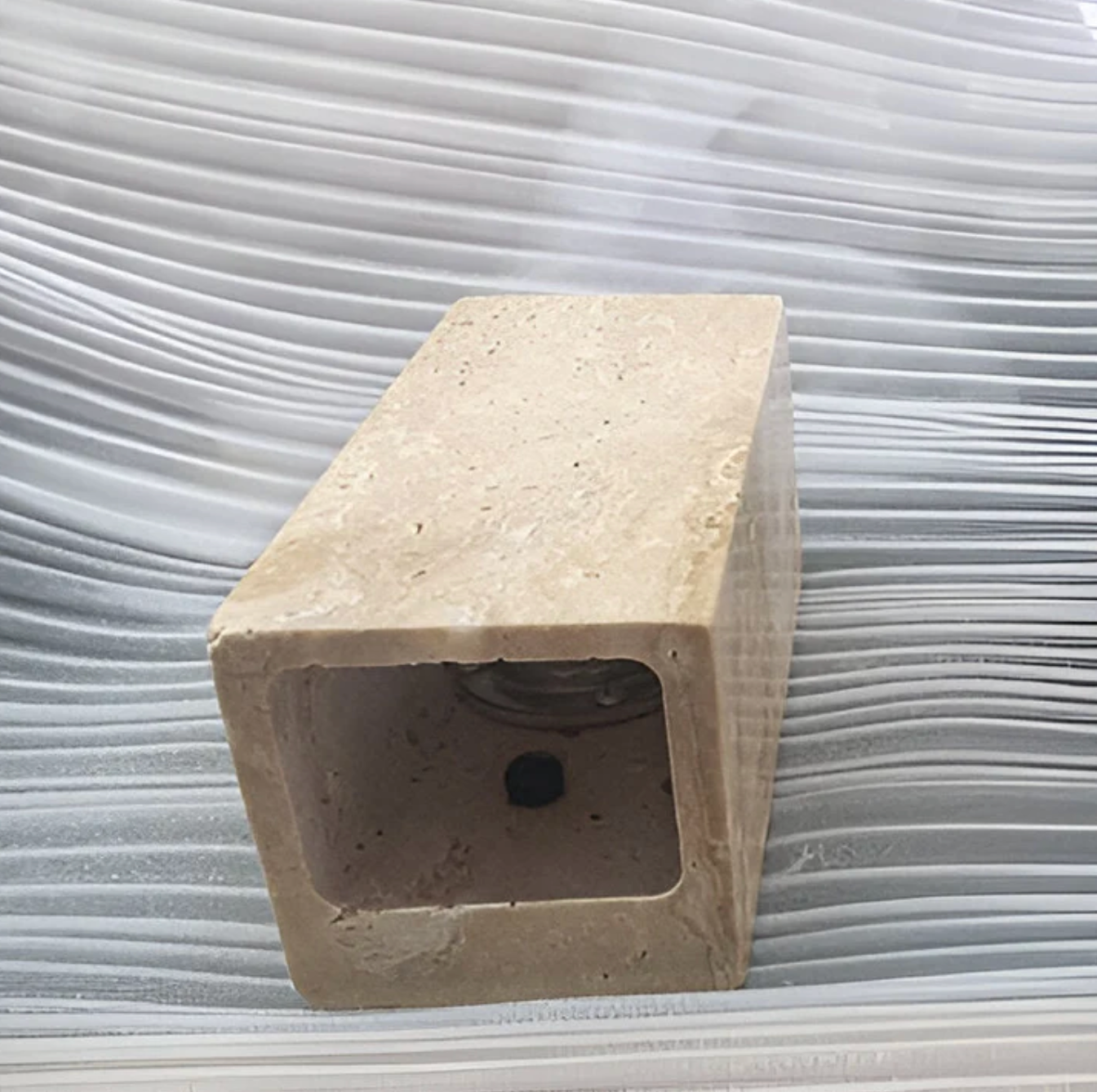 Elegant Stone Wall Light - Unique Natural Accent Fixture