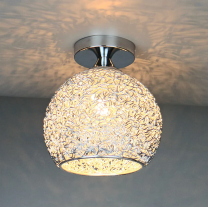 Stylish Ceiling Light Fixture with Open Sphere Design