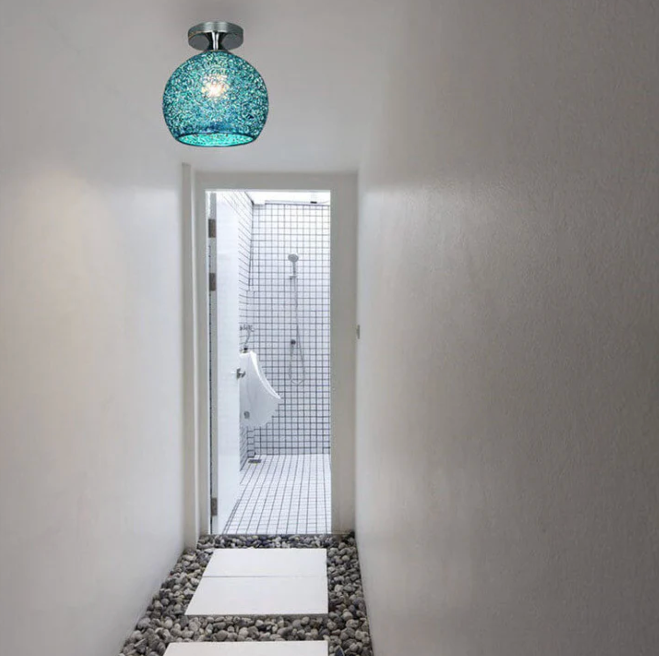 Stylish Ceiling Light Fixture with Open Sphere Design