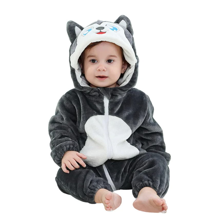 Infant Fleece Bodysuit for Cozy Comfort