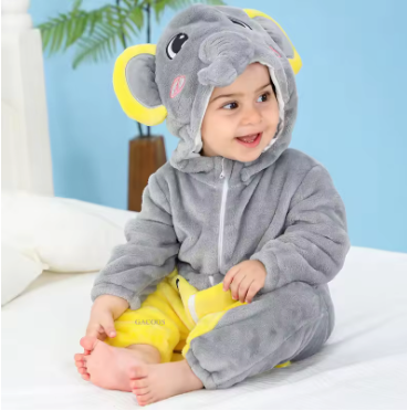 Infant Fleece Bodysuit for Cozy Comfort